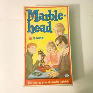 Vintage 1969 Marblehead Board Game  Ideal Marble Landslide in Original Box